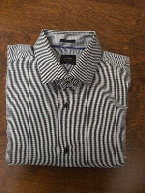 Men's Rare Rabbit Calamy Button Down Striped Shirt Size Large
